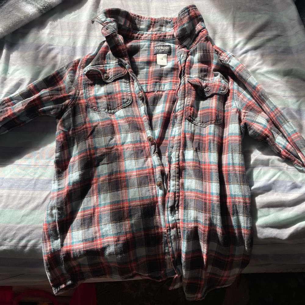 Cute multi colored flannel